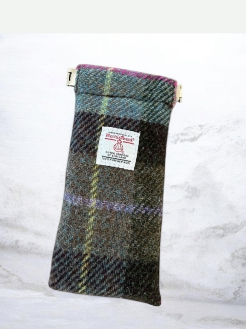 Harris Tweed 100% Wool Eye Glasses Case